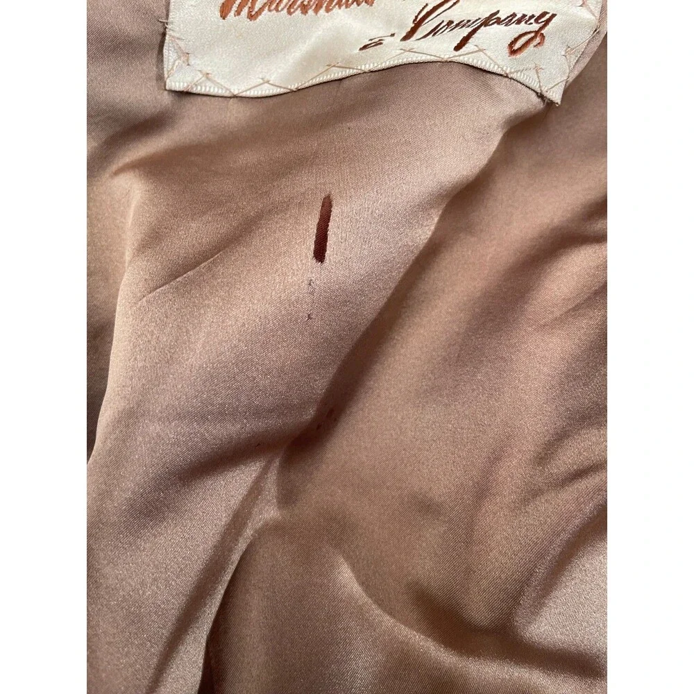 Vintage 50s Mink Stole Wrap 1950s Retro Light Brown Glam Old Hollywood Wedding
